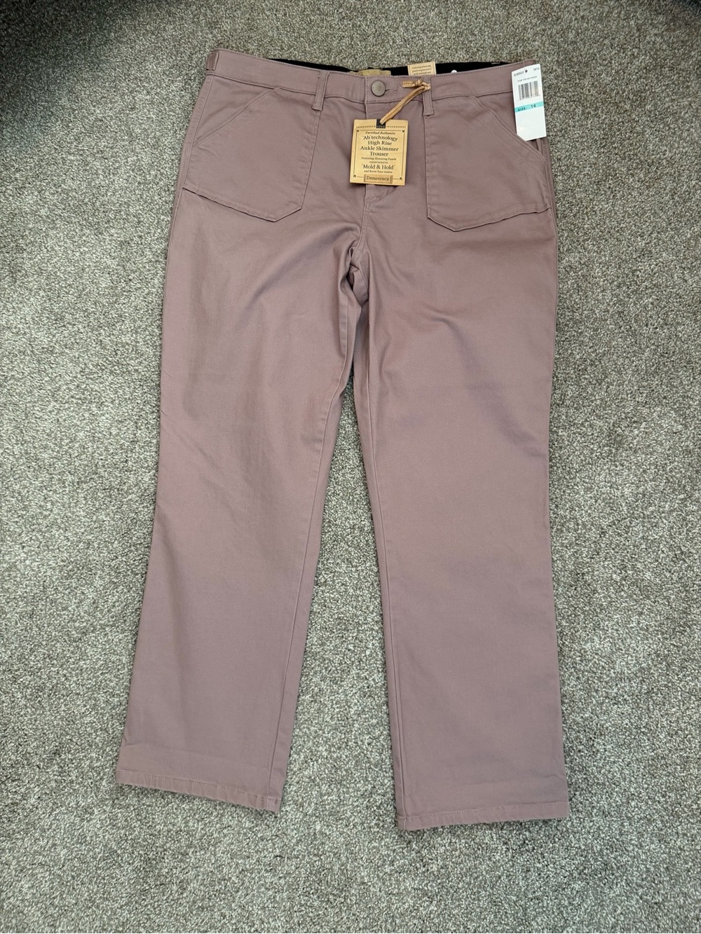 Democracy "Ab"solution High Rise
Ankle Skimmer Trouser Pants NWT Size 16